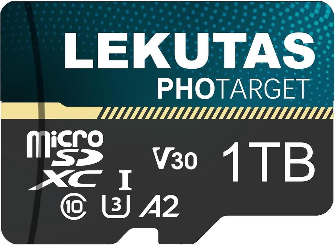 999GB Micro SD Card, microSDXC UHS-I Flash Memory Card TF Card, High Speed 100MB/s, C10, U3, A2, V30, for Full HD, 4K UHD Video Recording