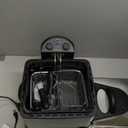 Secura Deep Fryer with 3 Baskets, 21 Cups / 5 Liters Oil Capacity 1700-Watt Stainless-Steel Triple Basket Electric Deep Fryer with Timer Extra Odor Filter, Silver