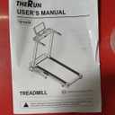 THERUN Treadmill with Incline, Incline Treadmill, Brushless Motorized Treadmills for Quiet Running (Orange)