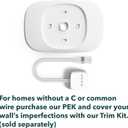ecobee Smart Thermostat Essential - Energy Star Certified programmable Wi-Fi Thermostat - Works with Siri, Alexa, and Google Assistant