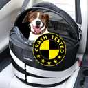 Crash-Tested Dog Car Seats for Small Dogs Under 25 lbs | 3-in-1 Small Dog Car Seat, Enclosed Cat Bed, Portable Pet Carrier | 5-Star Safety-Rated Puppy Carseat Booster - Best for Safe Travel (Black)
