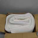 12" Extra Wide Split King Gap Filler for Adjustable Bed, Bed Bridge Twin to King Converter with Washable Cover, Close The Gap (0-3"),White