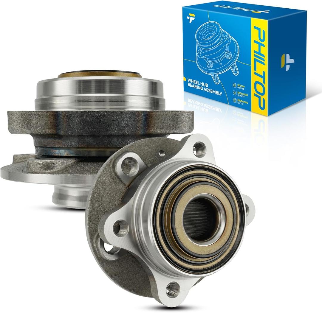 PHILTOP 513208
 Front Wheel Hub Assembly Fit for Volvo XC90 2003-2007, 5 Lugs Wheel Hub Bearings No ABS