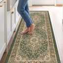 DEXI Anti Fatige Cushioned Kitchen Floor Mats Non Slip Runner 24x87, Green