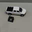 SASBSC Toy Trucks for Boys Age 3-5 Pickup Truck Toys for 3 4 5 6 7 8 Year Old Boys Diecast Metal Trucks with Light and Sound Pull Back Toy Cars for 3+ Years Kids Gifts (White)