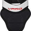 VPRO Hockey Neck Guard - Ice Hockey Neck Protector with Extension - Lightweight and Adjustable Collar for Adult & Youth Players (SR(Large))