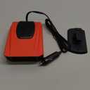 12V Car Heater Portable 2-in-1 Fast Heating Auto Car Heaters Defroster Fan, 360 Windshield Defogger, Vehicle Heater Fan for SUV, Pickup, Winter Car Window Heater (Red 150W)