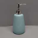 Ceramic Soap Dispenser for Bathroom Kitchen Shower Decorative Modern Minimalist Refillable Hand Lotion Pump Bottle for Liquid Soap Shampoo Lotions Turquoise