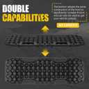 BUNKER INDUST Off-Road Traction Boards, Pair Recovery Tracks Traction Mat for Jeep Mud, Sand, Snow Traction Pads-Black Emergency Tire Traction Device (Gen 10th)