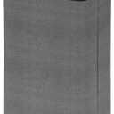 SUOCO Laundry Hamper with Lid, 29 Gal (110L) Clothes Basket with Bamboo Handles, Large Foldable Laundry Hamper for Bedroom, Bathroom, Dorm, Laundry Room - Grey