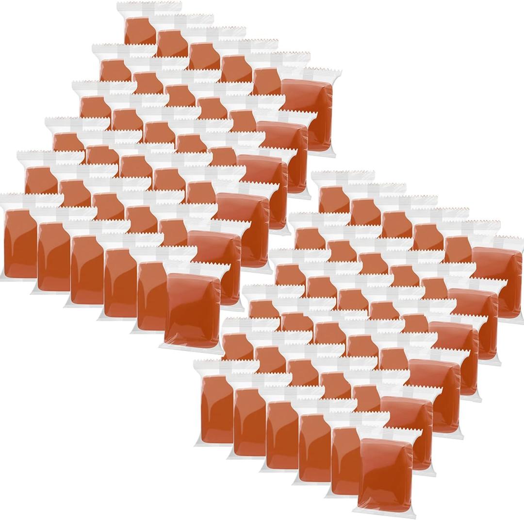 Brown Air Dry Clay Wolwefa 72 Packs Air Dry Foam Clay, Moldable Super Light Clay Perfect for Arts, Crafts, Classroom Teaching