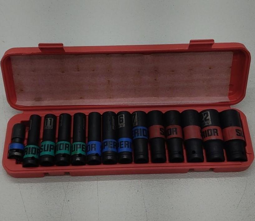 1/2 Drive Impact Socket Set 14pcs