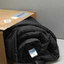 COHOME Premium Queen Size Comforter, All-Season Quilted Down Alternative Duvet Insert, Luxury Hotel GentleSoft Comforter with Anti-Clump Tech & 8 Tabs - Reversible - Black 88x88 inches