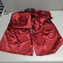 SWOMOG Men's Satin Robe with Shorts Set Silky Kimono Bathrobe Lightweight Soft Sleepwear Size L