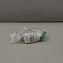 BTArtbox Press on Nails Short - White French Tip Press On Nails Square, Chrome Glazed Glue On Nails, Stick On Nails in 15 Sizes - 30 Soft Gel Fake Nail Kit, Be Elegant