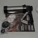 Stainless Steel Cookies Press, Cookies Press for Baking,Cookie Press Gun Kit with 13 Cookie Discs and 8 Piping Tips for DIY cake Maker Decorating Baking Supplies