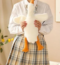 CottonStar Goose Stuffed Animal 20 Inch Plush Toy, 1.4 lbs Cute Duck Stuffed Animal, Plush Soft Plushies Pillow Doll Toys, Gift for Anxiety Kids and Friends, White