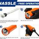 Inner Tie Rod Removal Tool, Master Inner Tie Rod Tool Set with 12 Crowfoot Adapters & 1/2 Inch Drive Tube for Tie Rods Remove & Install