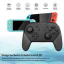 Wireless Pro Controller Compatible with Switch/Switch Lite/Switch OLED, Switch Remote Gamepad with Joystick, Double Vibration, Wake Up and Screenshot Function