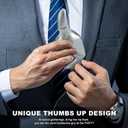 Hip Flask 6oz with Thumbs-ups Patent Design,Personalized Gift for Father,Stainless Steel Liquor Flasks for Whiskey, Drinking Flasks for Men for Party,Camping and Wedding