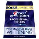 Crest 3D Whitestrips Professional Effects, Whitestrip 3D White, Teeth Whitening Strip Kit, 44 Strips (22 Count Pack), Crest Teeth Whitening Strips, Teeth Whitening Kit