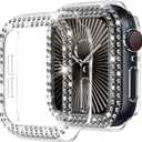 DABAOZA Compatible for Women Apple Watch Bumper 42mm Series 10, Bling Case Cover for iWatch Series 10 9 8 7 6 / SE 5 4 3 2 1 Ultra [No Screen Protector] (42mm-S10, Clear)
