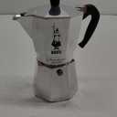 Bialetti - Moka Express: Iconic Stovetop Espresso Maker, Makes Real Italian Coffee, Moka Pot 1 Cup (2 Oz - 60 Ml), Aluminium, Silver