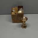 Set of 4 Gold Metal Pillar Candle Holders, Wedding Centerpieces Candlestick Holders for 2 inches Candles Stand Decoration Ideal for Weddings, Special Events, Parties