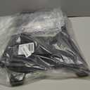 Delxo 13 inch 2 Pack Folding Step Stool, Non-Slip Foldable Stools Up to 300 LBS, Step Stool with Handle, Lightweight Collapsible stools for Kitchen, Bathroom, Bedroom, Garden (Black)