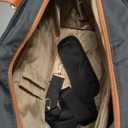 LOVEVOOK Lunch Tote Bag for Women, 15.6 Inch Laptop Work Bag With Lunch Compartment & Large Cup Holder, Lightweight Work Briefcase for Travel, Bussiness, Teacher (Brown-black)