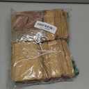 Mooliwe 50 Pcs Burlap Drawstring Bags with Boot Shape Tags, Western Cowgirl Gift Sacks Bulk 4 x 6 Inches Reusable Burlap Candy Pouch for Bachelorette Cowboy Baby Shower Wedding Party Favor(Brown)