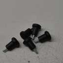 Outus 5 Pieces Bell Glides Replacement Office Chair Wheels Stopper Office Chair Swivel Caster Wheels Stool Bell Glides with Separate Self Adhesive Pads (High Profile)