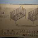 Dream On Me Carson Classic 3-in-1 Convertible Full-Size Baby Crib in Espresso, GreenGuard Gold & BSA, 4 Mattress Heights, Converts to Day & Toddler Bed, Locking Wheels, Classic Nursery Design
