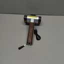 Electric Grill Cleaner Bristle Free  Cordless, Rechargeable BBQ Grill Brush with 350 RPM Stainless Roller, LED Light, Dishwasher-Safe for Gas/Charcoal Grills (Brown)