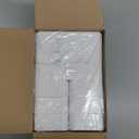 CHANCETSUI 11-Piece Stackable Drawer Organizer Set, Multi-size Desk Drawer Organizer Trays Vanity Storage Bins for Storing Makeup, Stationery, Utensils in Bathroom Dresser, Office and Kitchen (White)