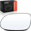 A-Premium Left Driver Side Heated Mirror Glass with Backing Plate - Compatible with Mercedes-Benz SL500 1999-2002, SL600 1999-2002, SLK230 1998-2000, CLK320 1998-1999, CLK430 1999