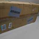 5-Light Bathroom Light Fixture, Brushed Nickel Vanity Lights Over Mirror, Anti-Rust, White Glass Shades, E26 Base, Bulb Not Included