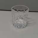 Bathroom Tumbler Cup Toothbrush Holder, Unbreakable Clean Glass Bathroom Tumbler Cup Toothpaste Storage Stand, Tumbler Cup for Makeup Brushes (1-Pack, Clear)