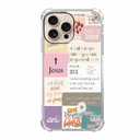 mehidpur Christian Quotes Aesthetic Vintage Jesus Bible Verse Collage Pattern,Soft TPU Bumper Case for iPhone 16 Pro,#7