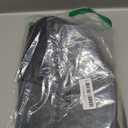 Pawaboo Pet Dog Sling Carrier, Hand Free Drawstring Dog Papoose with Adjustable Strap, Breathable Mesh Bag for Puppy Cat, Crossbody Satchel Dogs Purse with Pocket for Outdoor, Dark Gray+Black, Large