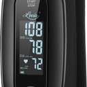 Blood Pressure Monitor Upper Arm with One Piece Design, Digital BP Machine for Home Use with Cuff Size 9-14 Inch, Portable Meter, Built-in Battery