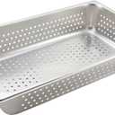 Winco Full Size Pan Perforated, 4-Inch, Medium, 4" Deep
