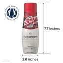 SodaStream MTN Dew Code Red Zero Sugar Drink Mix (440ml, Pack of 4) (288 Fl Oz (Pack of 4))