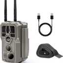 GardePro E8 2.0 WiFi Trail Camera (NonCellular), 4K Video & 64MP Photo, 165ft LongRange Dual Antennas, Live View, NoGlow IR Night Vision, Motion Detection