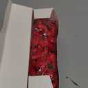 Syhood 100 Pieces Artificial Roses Head 1.77 in Rose Small Silk Fake Floral for Wedding Wall Garland Bouquet Derby Crafts Decorations(Red)