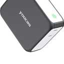 yoocas Portable Power Bank, 2in1 Hybrid Charger-5000mAh 20W Portable Charger with 45W GaN Charger-USB C Dual Ports for MacBook, Dell, Samsung, iPhone, iPad, Switch,Steam Deck and ect-Black & White
