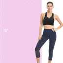Hatha Yoga Extra Long TPE Yoga Mat 79" x 40" x 1/2" Thick Non-slip Exercise Mat for Home Gym Use, Yoga, Pilates, Fitness & Workouts