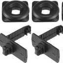 4 Kits Car Holder Retainer Compatible for Honda for Acura, Durable Anti-Slip Plastic Black Floor Mat Fixing Clips