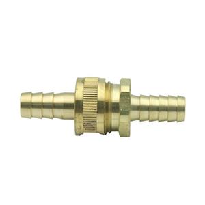 LTWFITTING Brass 1/2" Barb x 1/2" Barb Hose Repair/Mender, Garden Hose Fitting(Pack of 5)