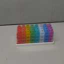 Daviky Monthly Pill Organizer 3 Times a Day, 30 Day Pill Organizer with Small Pill Box, One Month Medicine Organizer, 31 Day Pill Case Pill Container to Hold Vitamin, Supplement and Medication